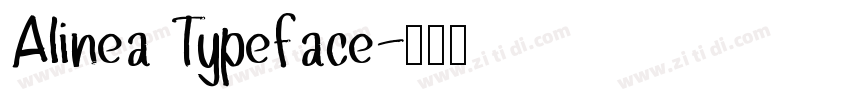 Alinea Typeface字体转换